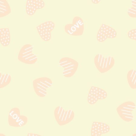 Hearts pattern on a background