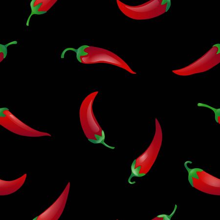Pepper seamless patternのイラスト素材