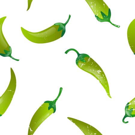 Pepper seamless patternのイラスト素材