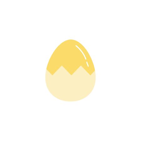 egg flat easter religion icon isolated on a white background.Easter element design.Religion concept.Vector signのイラスト素材