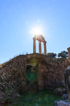 Rome, Italy at the Arch of Constantine and the Colosseum, Forum Romanum, Vatican, Europeのeditorial素材