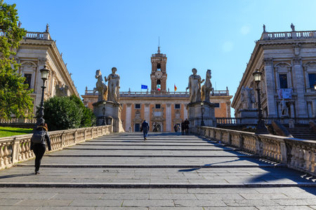 Rome, Italy at the Arch of Constantine and the Colosseum, Forum Romanum, Vatican, Europeのeditorial素材