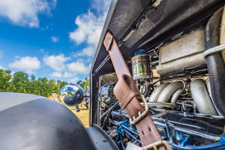 old car engineの写真素材