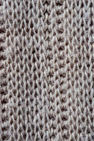 White wool textile pattern macro, clothing