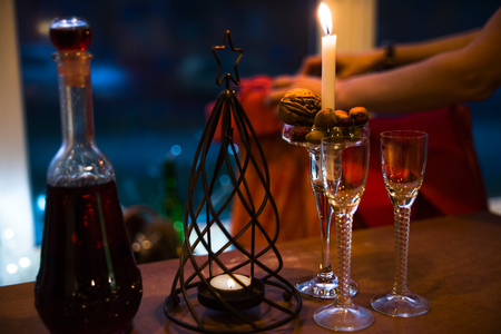 New year, new year atmosphere, romance celebrationの写真素材