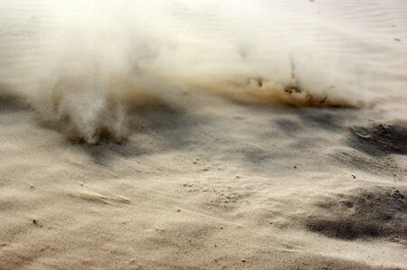 sand on a desert dune at the beach no people sandstormの写真素材