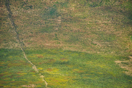 beautiful mountain landscape in the Bieszczady National Park; Bieszczady Mountains sunny dayの写真素材