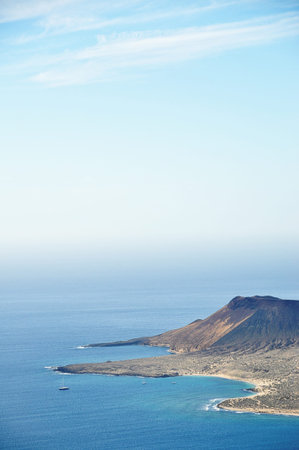 View of La Graciosa island from Lanzarote