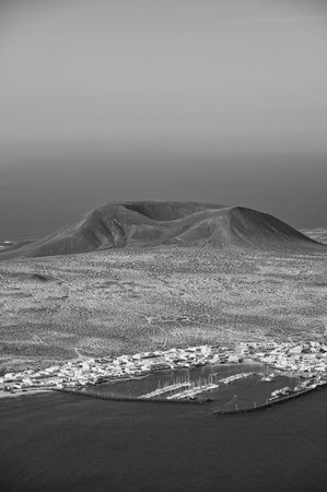 View of La Graciosa island from Lanzarote