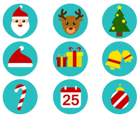 Christmas Icon Setのイラスト素材