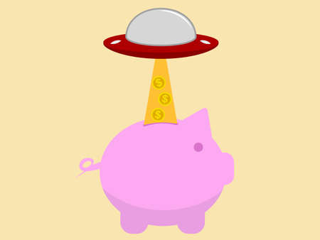 Stealing Moneyのイラスト素材