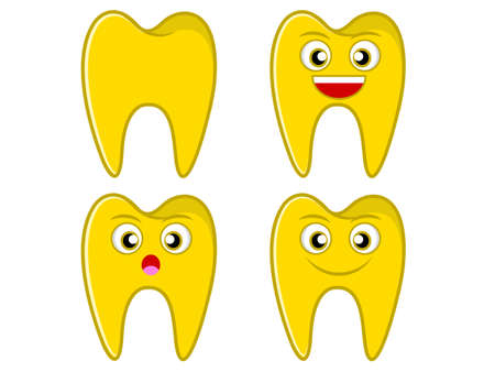 Gold Tooth Characterのイラスト素材