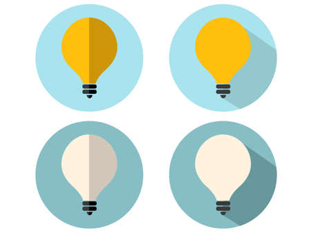 Lightbulb Iconsのイラスト素材