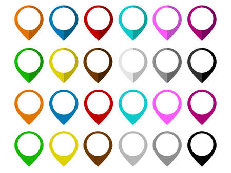 Pin Iconのイラスト素材