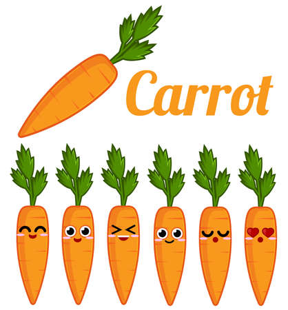 Carrot Characterのイラスト素材