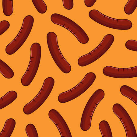 Sausage Backgroundのイラスト素材