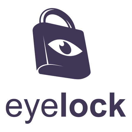 eye lock minimalist logo designのイラスト素材