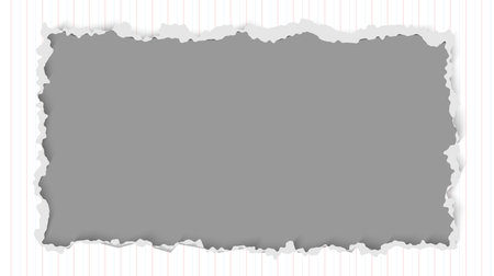 Minimal White Paper Ripped Background Template Good Use For Bannerのイラスト素材