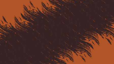Abstract Yellow Grunge Texture In Black Background, Good To Use For Bannerのイラスト素材