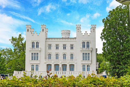 famous castle hotel in Heiligendamm, baltic sea, germanyのeditorial素材