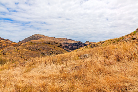Natural landscape - Cais di Sardinha, Baia d'Abra - hiking trail at the most easterly point of Madeiraの写真素材