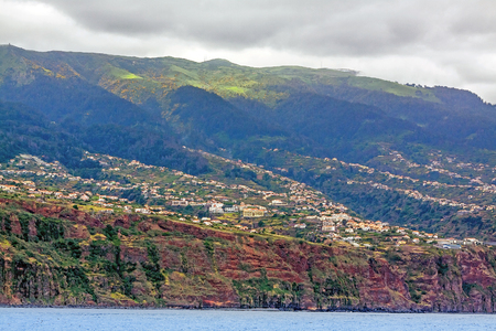 Near Jardim do Mar, Madeira - offshore viewの写真素材