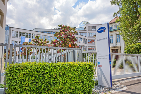 Heidenheim, Germany - May 26, 2016: Corporate head office of Hartmann AG, a german international operative company producing medical and care products.のeditorial素材