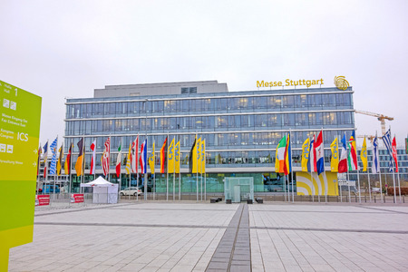 Stuttgart, Germany - January 21, 2015: Trade fair Stuttgart - CMT (Caravan Motor Touristic), annual trade show in January.のeditorial素材