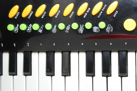 Children Piano Keyboard with Additional Buttonsの写真素材