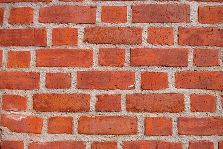 Red Brick Wall Texture Backgroundの写真素材