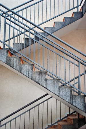 Modern Outdoor Empty Staircase (Ladder) Leading Upの写真素材
