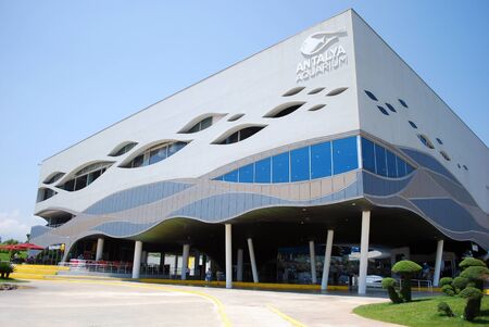 Antalya, Turkey - June 23, 2015, Antalya Aquarium Museum Building Main Viewのeditorial素材