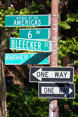 New York - Street Signの写真素材