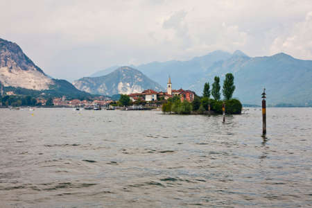Lake Maggiore and Borromean Islandsの写真素材