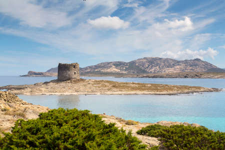 Sardinia - La Pelosa Beachの写真素材