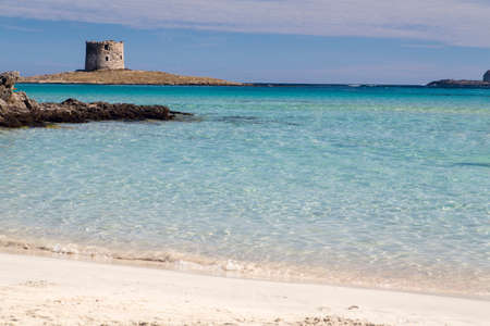 Sardinia - La Pelosa Beachの写真素材