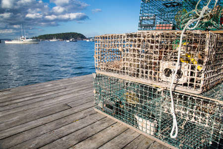Bar Harbor in the Acadia National Parkの写真素材