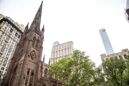 New York, Lower Manhattan and Financial Districtのeditorial素材