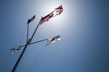 The flag of the United States of America.の写真素材
