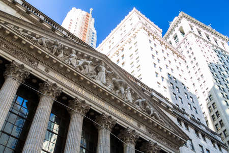 New York, Lower Manhattan and Financial Districtの写真素材