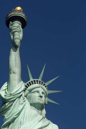 New York City, The Statue of Libertyの写真素材