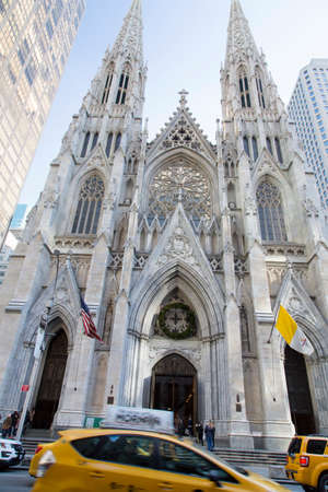 New York, the Cathedral of St. Patrickのeditorial素材