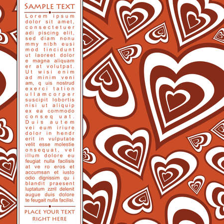 Heart Valentines Day backgroundのイラスト素材