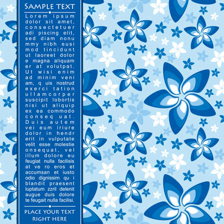 Card with flowersのイラスト素材