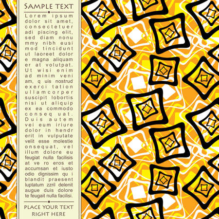 Card with decorative elementsのイラスト素材