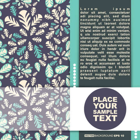 Card with leafsのイラスト素材