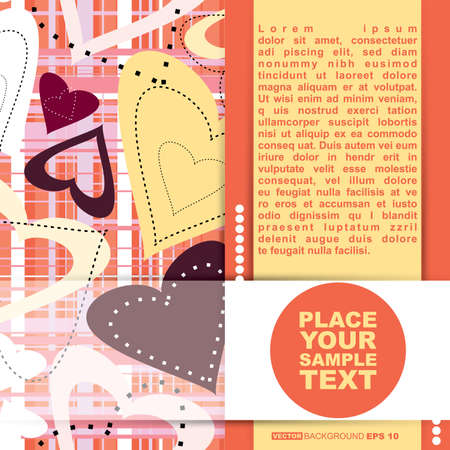 Valentines Day cardのイラスト素材