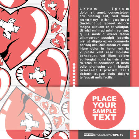 Valentines Day cardのイラスト素材