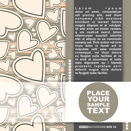 Valentines Day cardのイラスト素材