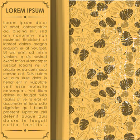 Floral cardのイラスト素材